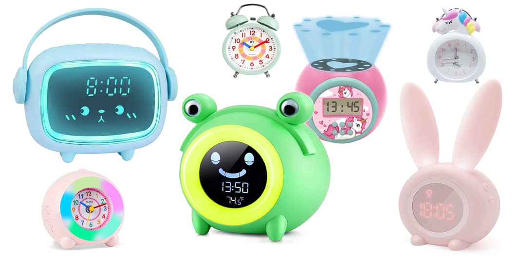 Coolzon Sveglia Digitale, Sveglie da Comodino Batteria per Bambini Adulti 
